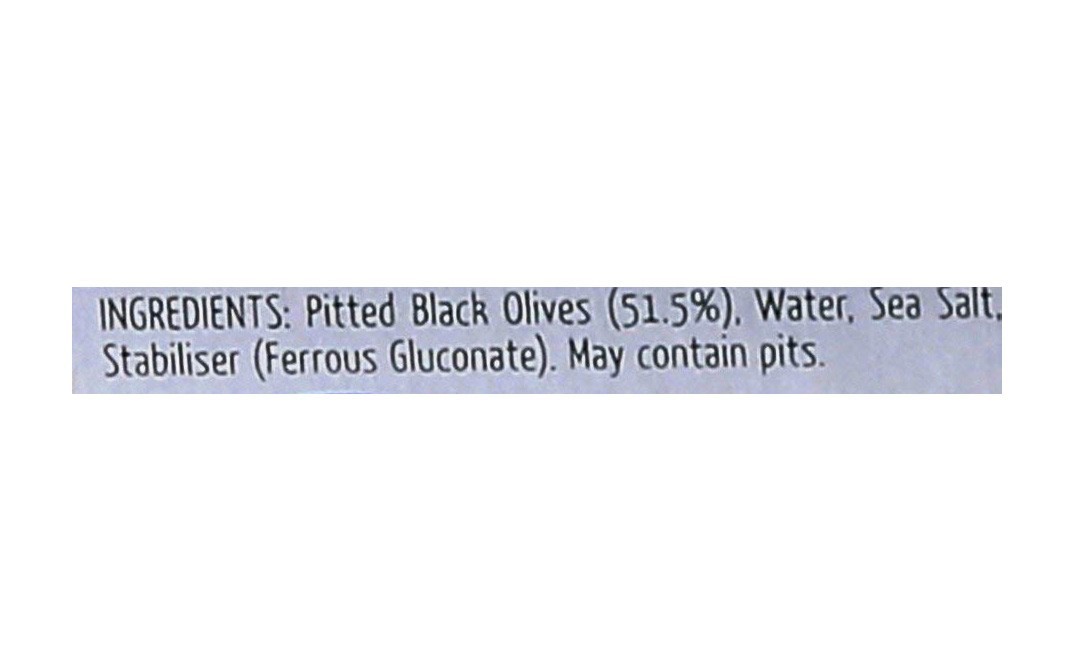 Fragata Spanish Olives Pitted Black   Glass Jar  440 grams